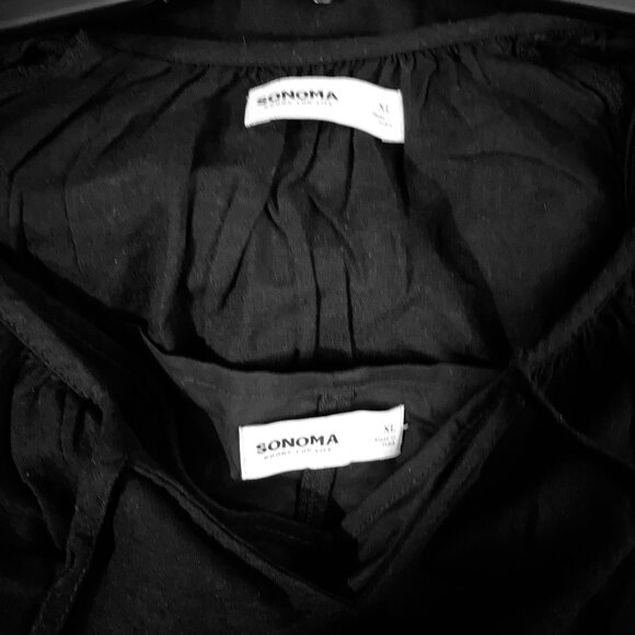 Sonoma Linen Blend Midi Dress XL - Picture 10 of 13